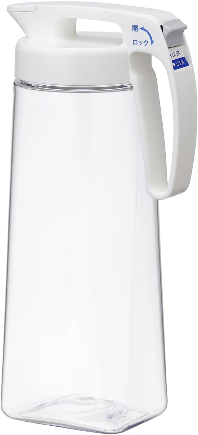 冷水筒 2.1L シームレスピッチャー 日本製 耐熱 麦茶 水出しコーヒー用 ホワイト K-1286 W