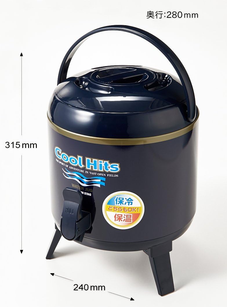 キャプテンスタッグ 保温・保冷ジャグ タンク 3L/6L/8L/10L
