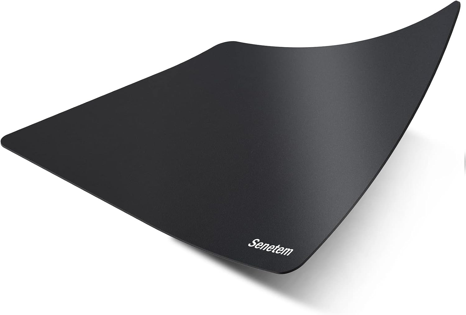 ゲーミングマウスパッド 薄型 滑り止め 小型 280×220×2mm 軽量 持ち運び便利 ブラック
