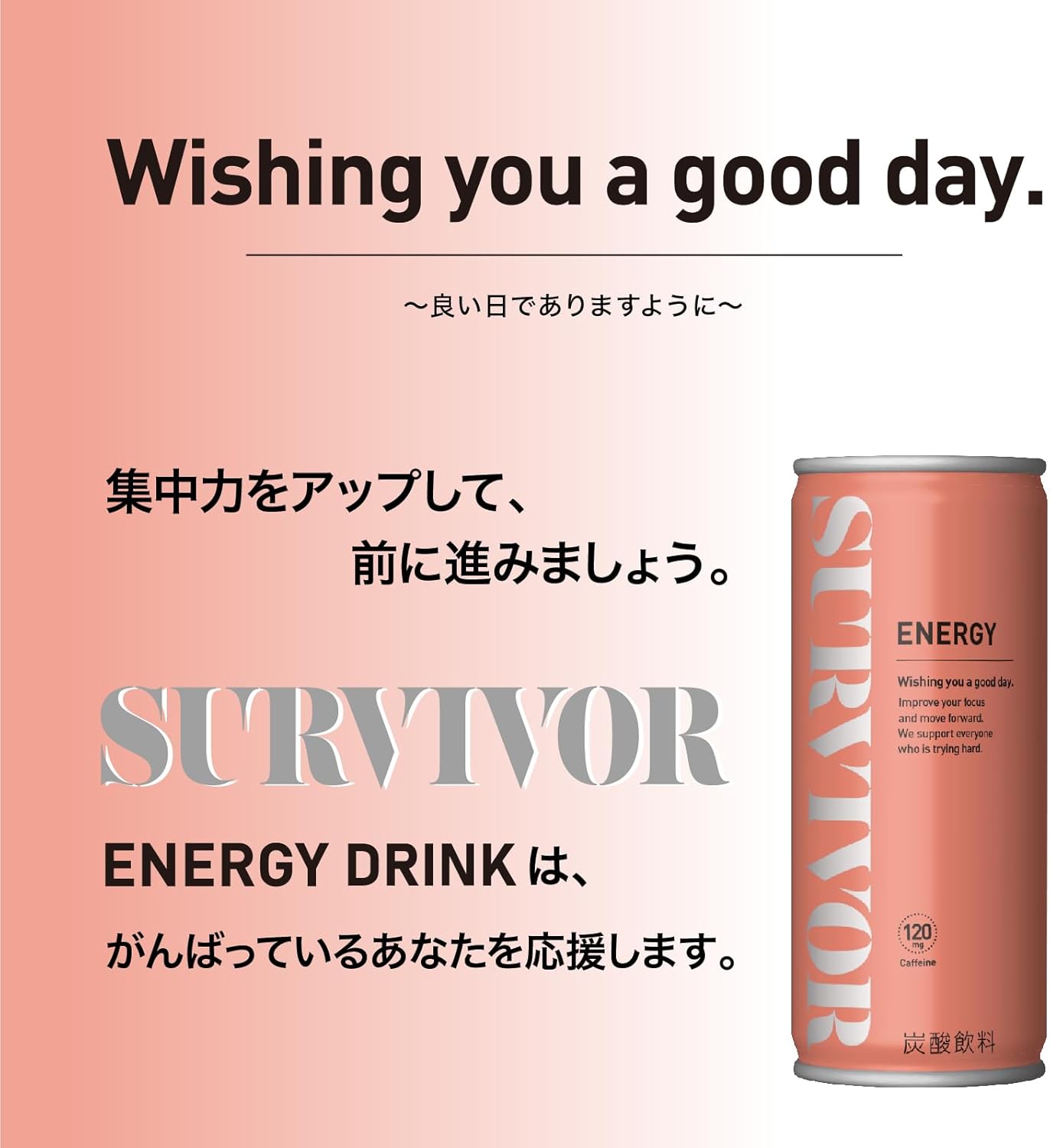サバイバー エナジードリンク ぶどう糖入り 250ml × 30本【カフェイン・アルギニン・ビタミンB群配合】