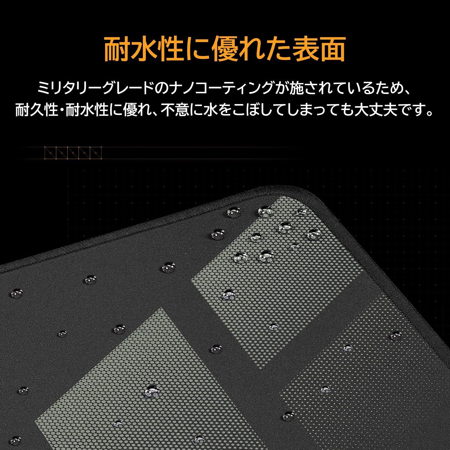 TUF Gaming P1 Mサイズ ゲーミングマウスパッド - ナノコーティング・耐水性・滑り止め