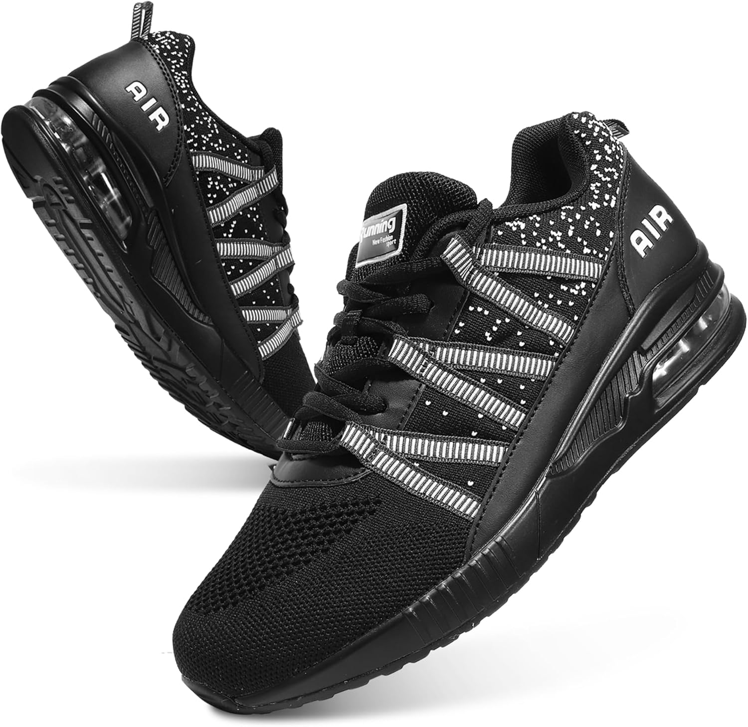 軽量通気のエアクッションランニングシューズ メンズ・レディース用 スポーツトレーニングスニーカー