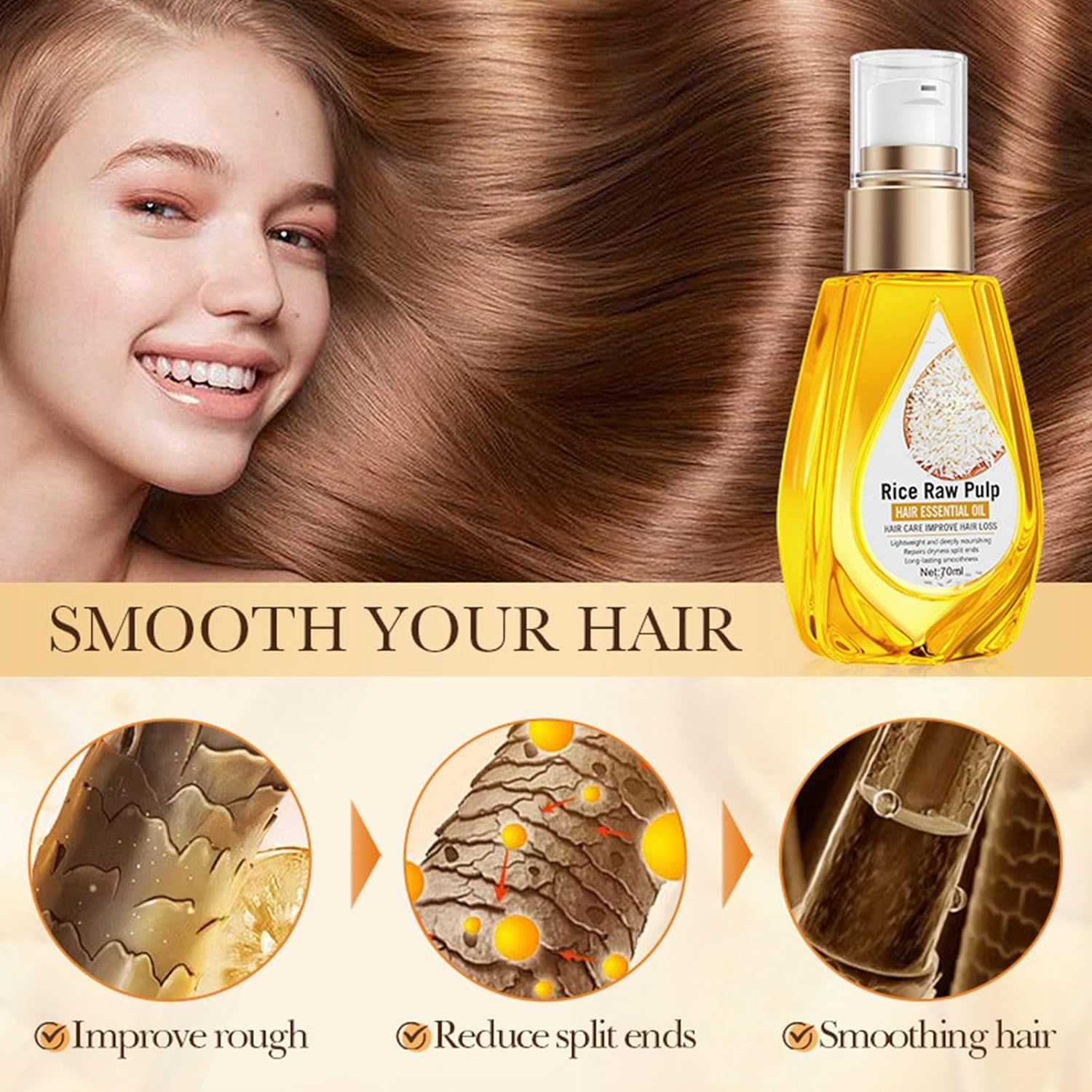 メンズ用ライスパルプエッセンスオイルコンディショナー 70ml