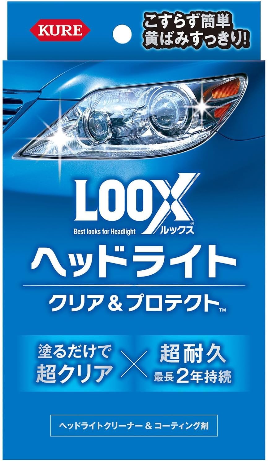 LOOX ヘッドライトクリーナー・コーティング剤 クリア 36ml・4ml