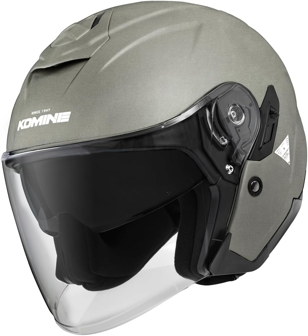 HK-172 FL コンポジット FRP ジェットヘルメット（Gunmetal XL）