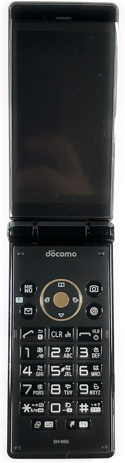 docomo AQUOS SH-06G [ブラック] ガラホタイプ携帯電話