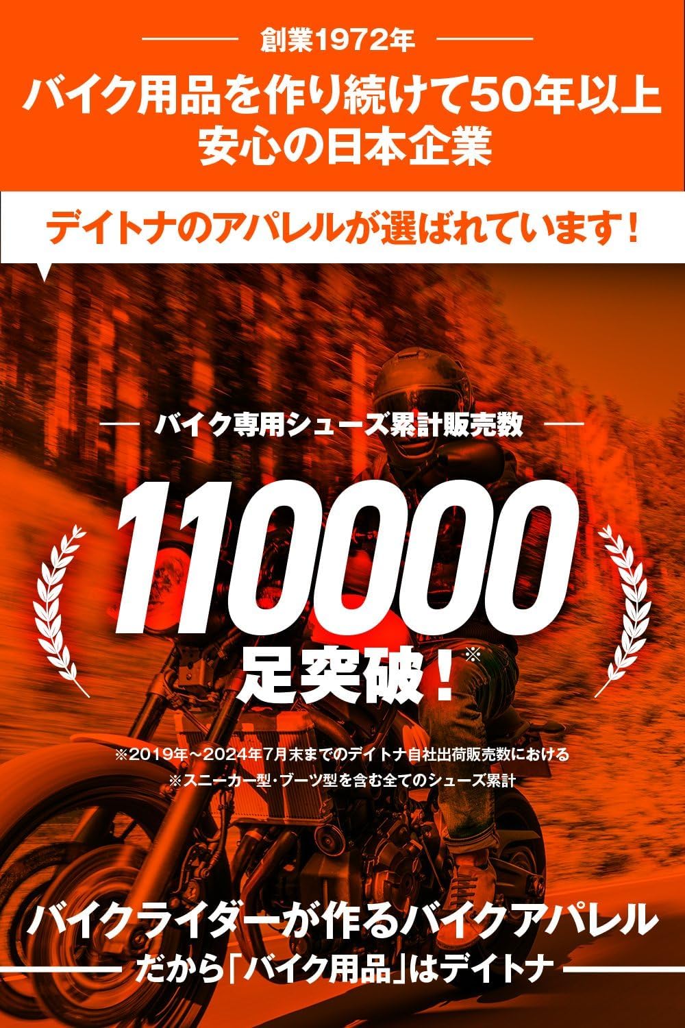 防水ハイカット バイク用ライディングシューズ D-WP DS-501