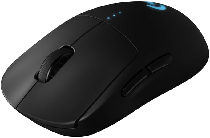 Logicool G PRO LIGHTSPEED ワイヤレスゲーミングマウス 80g HERO 25Kセンサー 左右対称 ブラック