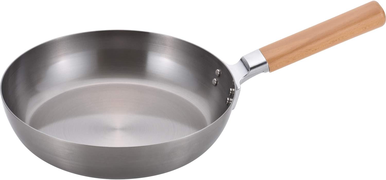 燕三条製 24cm IH対応鉄フライパン 木のハンドル 日本製