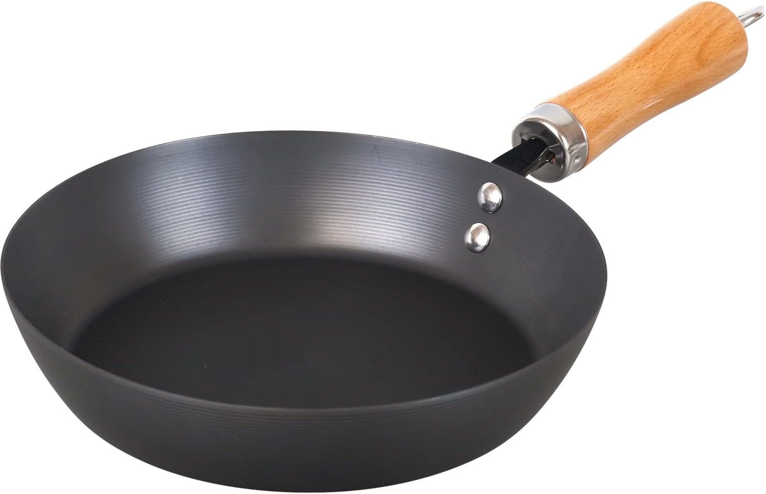 焦げにくい窒化加工鉄フライパン 22cm IH・ガス対応