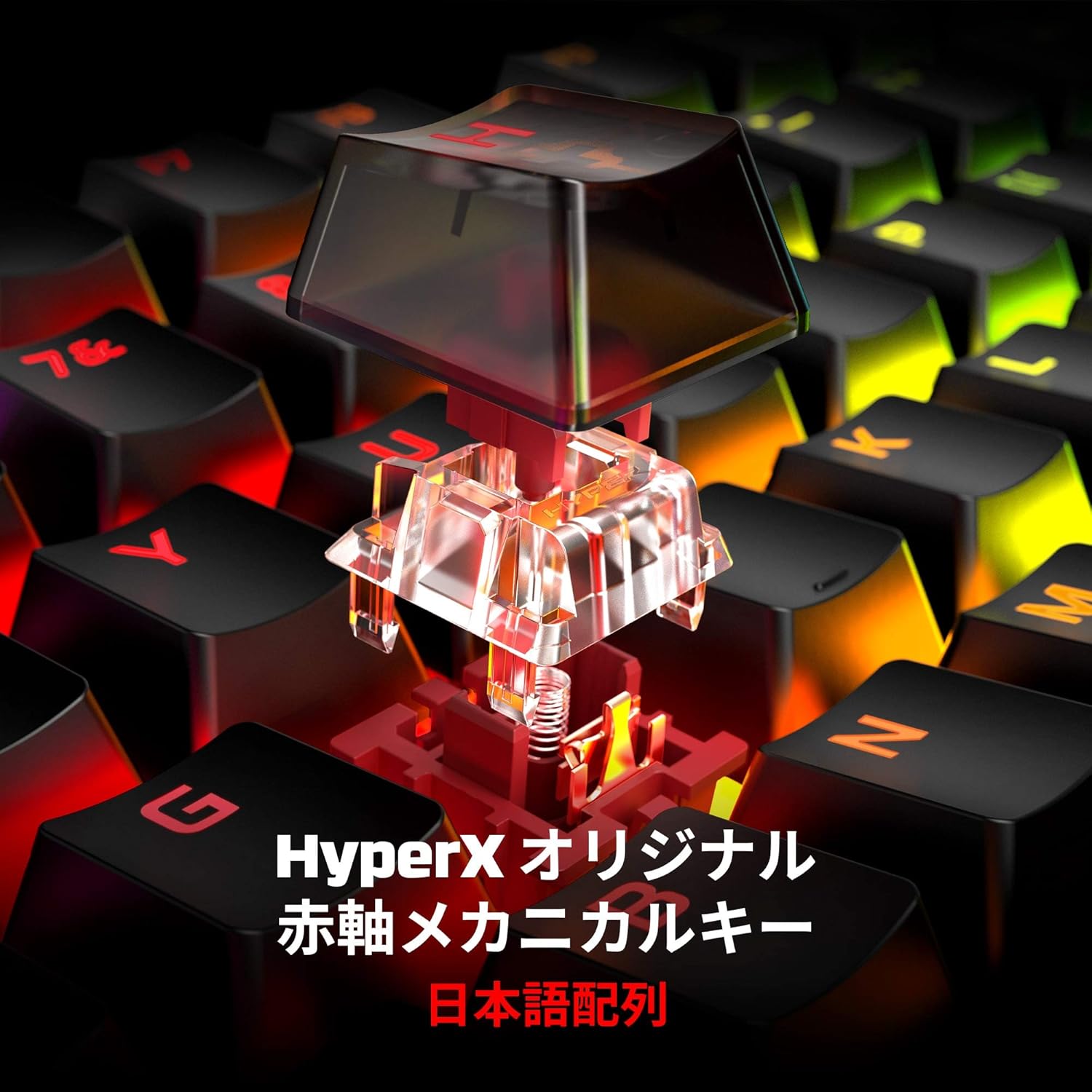 ゲーミングキーボード HyperX Alloy Origins Core RGB テンキーレス HyperXスイッチ 2年保証