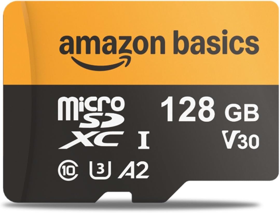 128GB microSDXCカード（アダプター付き）読み取り速度最大200MB/秒