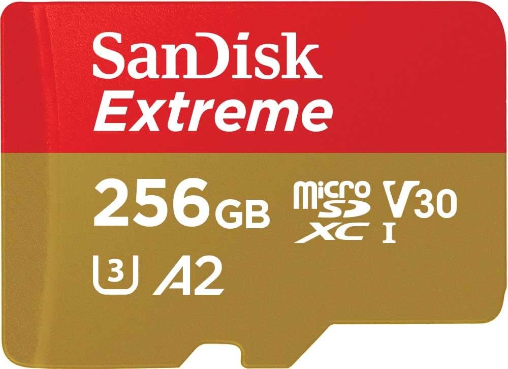 SanDisk microSDカード 256GB UHS-I U3 V30 アクションカメラ用