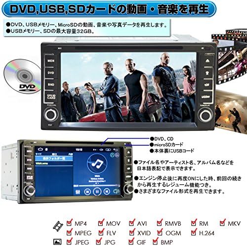 トヨタ・ダイハツ専用7インチワイドDVDプレーヤー Android9.0ナビ内蔵 Bluetooth・WiFi対応