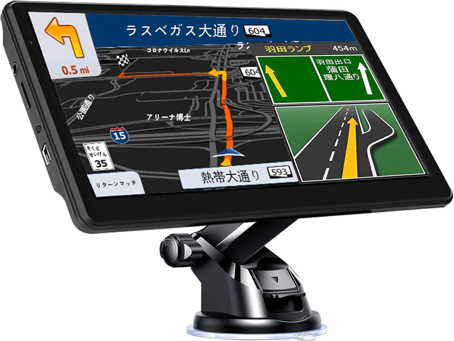 ポータブルカーナビ 7インチ 地図更新済み 車用ナビゲーション