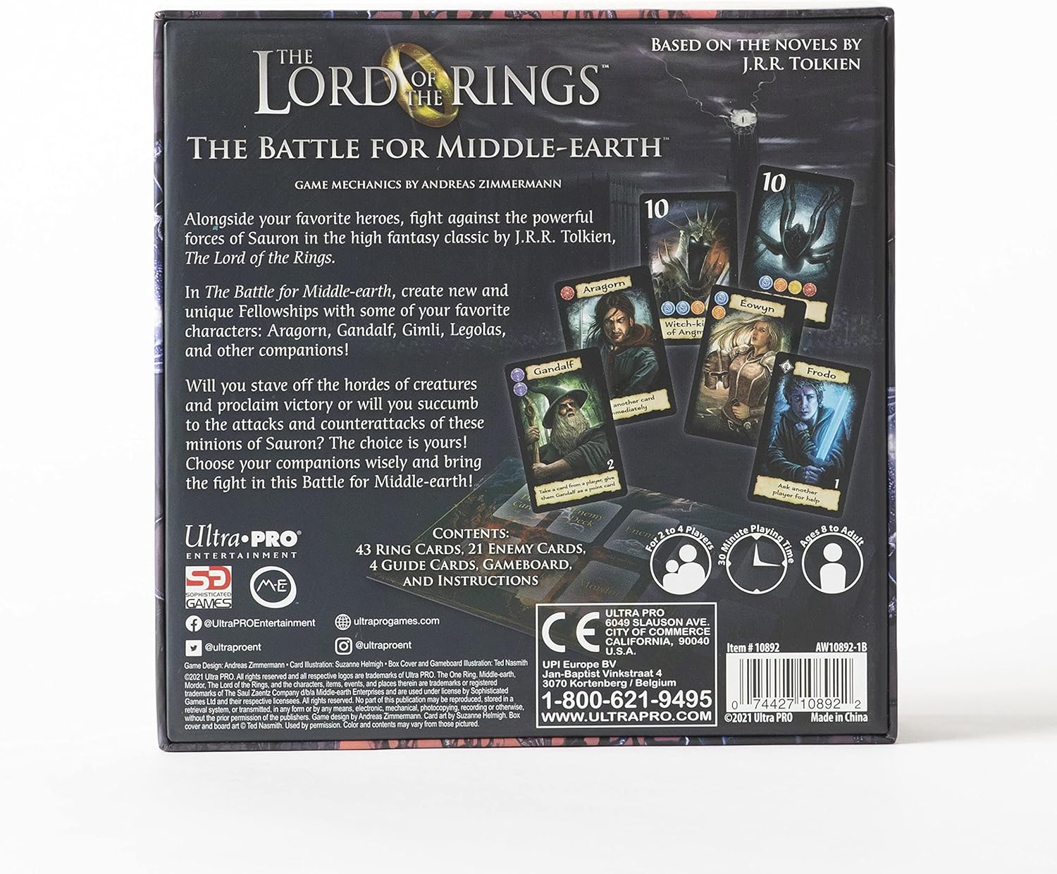 中地への戦いカードゲーム - ロード・オブ・ザ・リングの仲間を築いて敵を倒そう