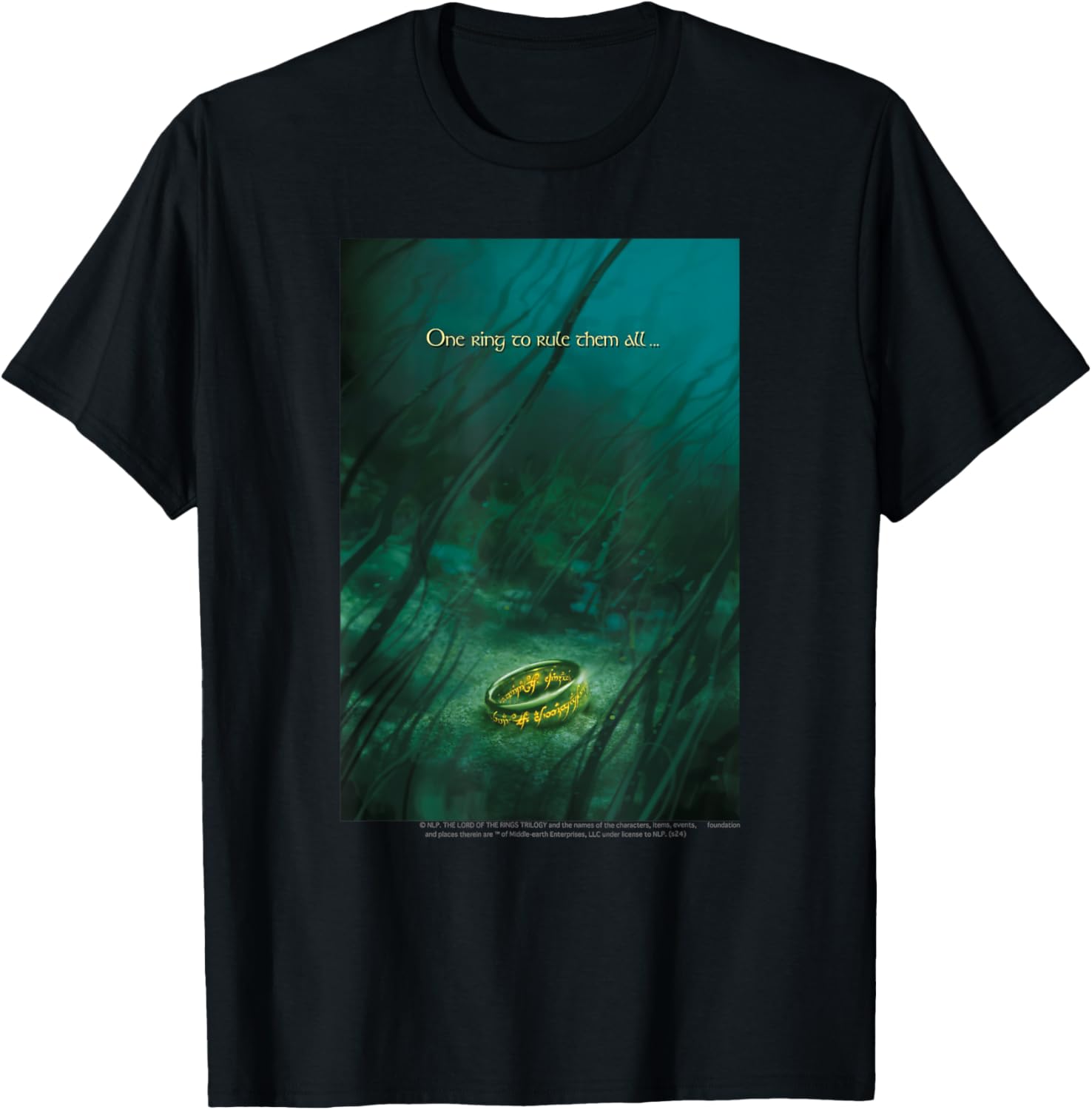 ロードオブザリング 一つの指輪 デザインTシャツ