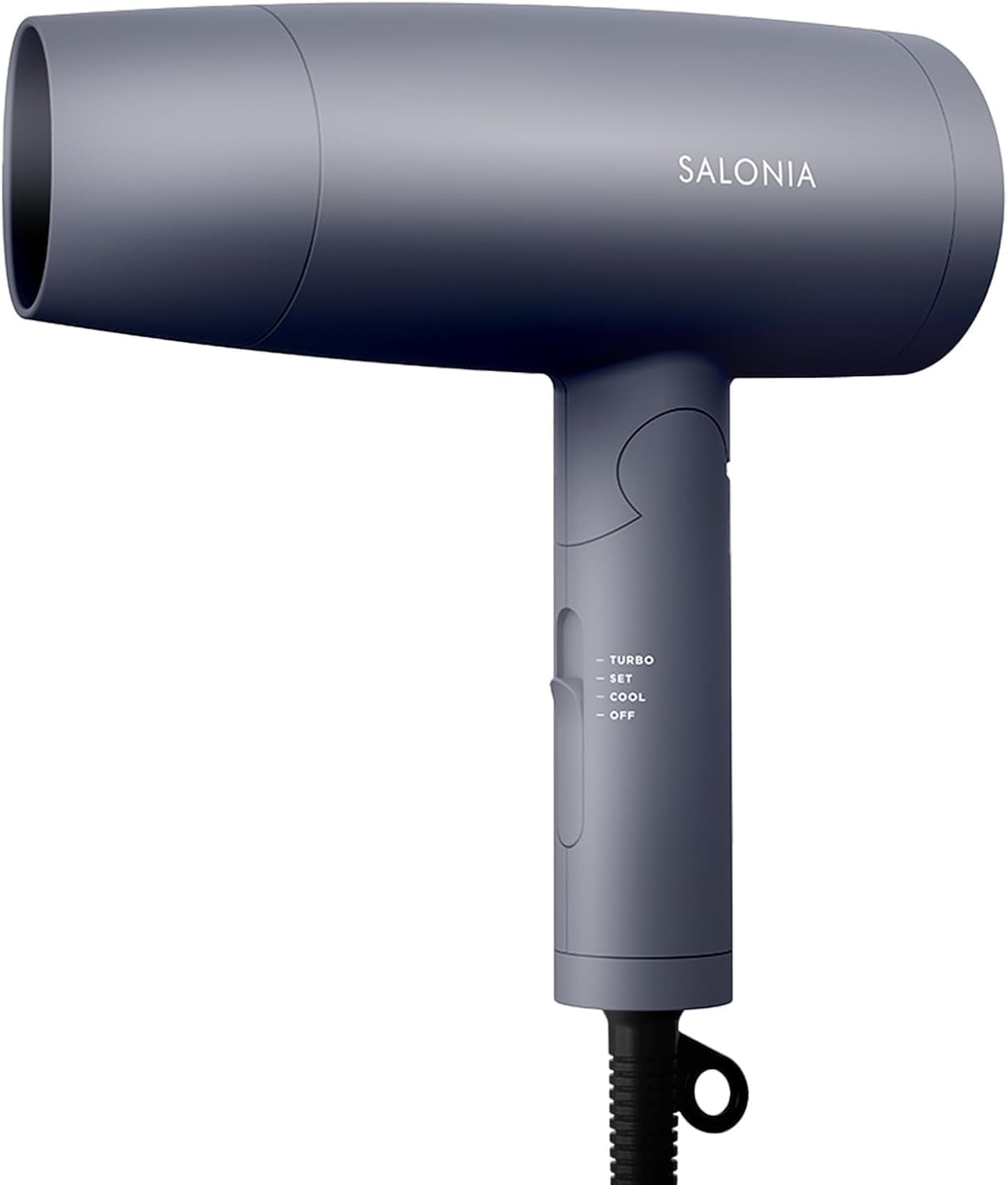 SALONIA スピーディーイオン ヘアドライヤー 【大風量・軽量・マイナスイオン】 グレー SL-013GR