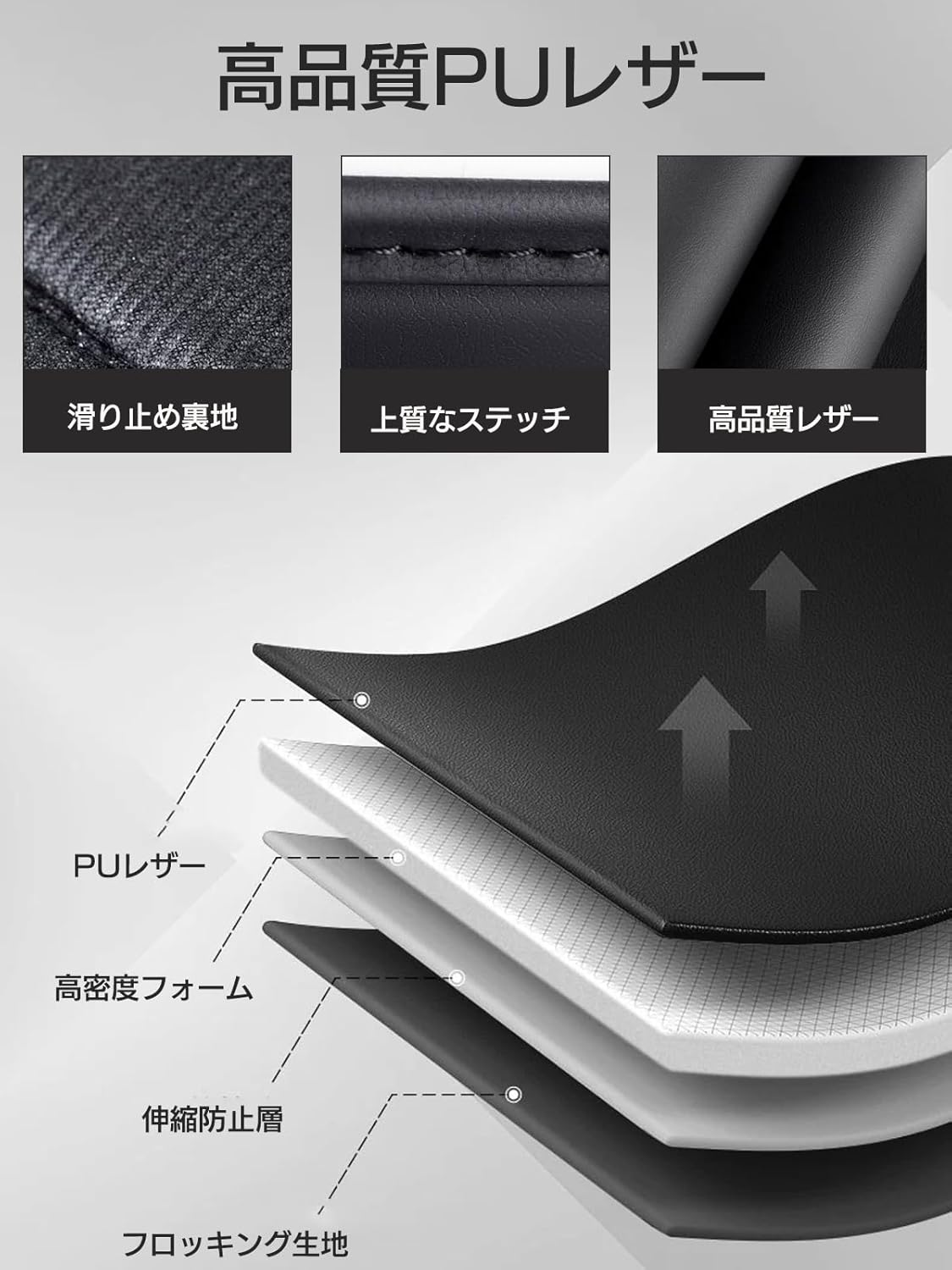 新型シエンタ用 キックガード シートバックプロテクター 2Pセット 刺繍ロゴ 汚れ防止