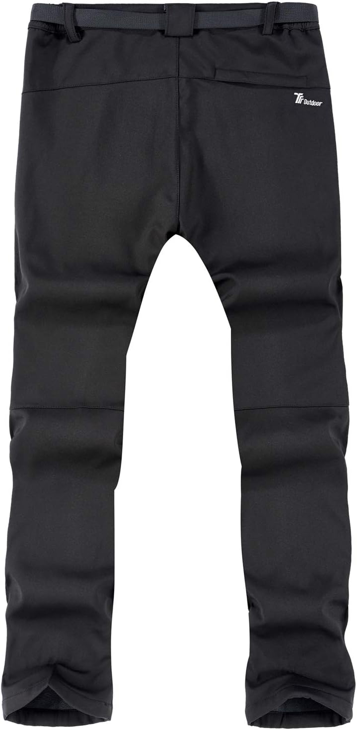 メンズ 防寒防風 裏フリース アウトドア トレッキングパンツ 秋冬用