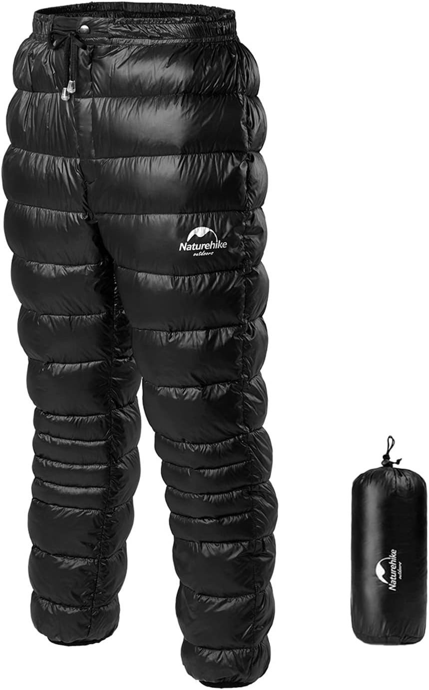 冬用メンズ超軽量ダウンパンツ（750FP）【防寒・アウトドア・収納袋付き】