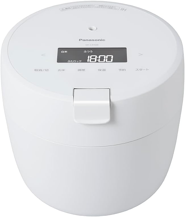 パナソニック 5合圧力IH炊飯器 自動調理鍋 ホワイト SR-CR10B-W