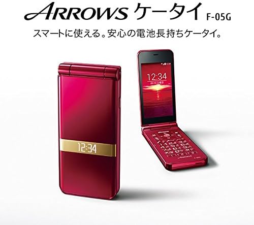 富士通 ARROWS F-05G ケータイ（レッド）