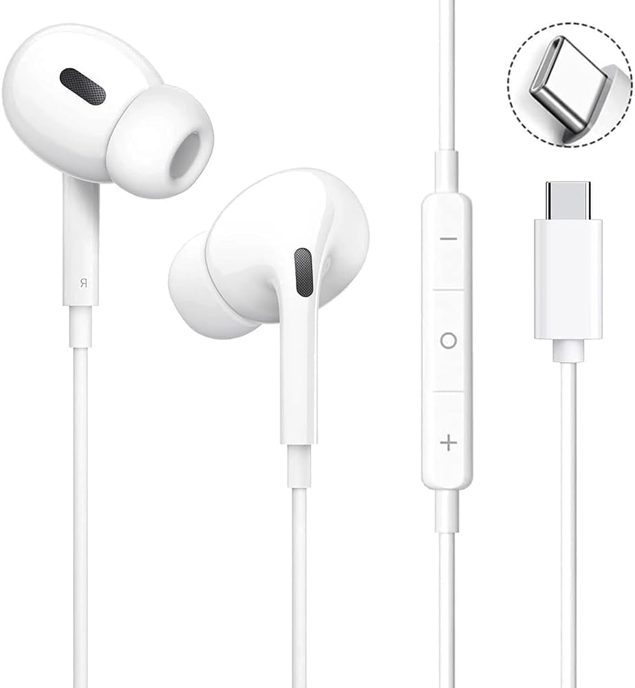 Type-C 有線イヤホン HIFI音質 ノイズキャンセリング マイク付き クリア通話