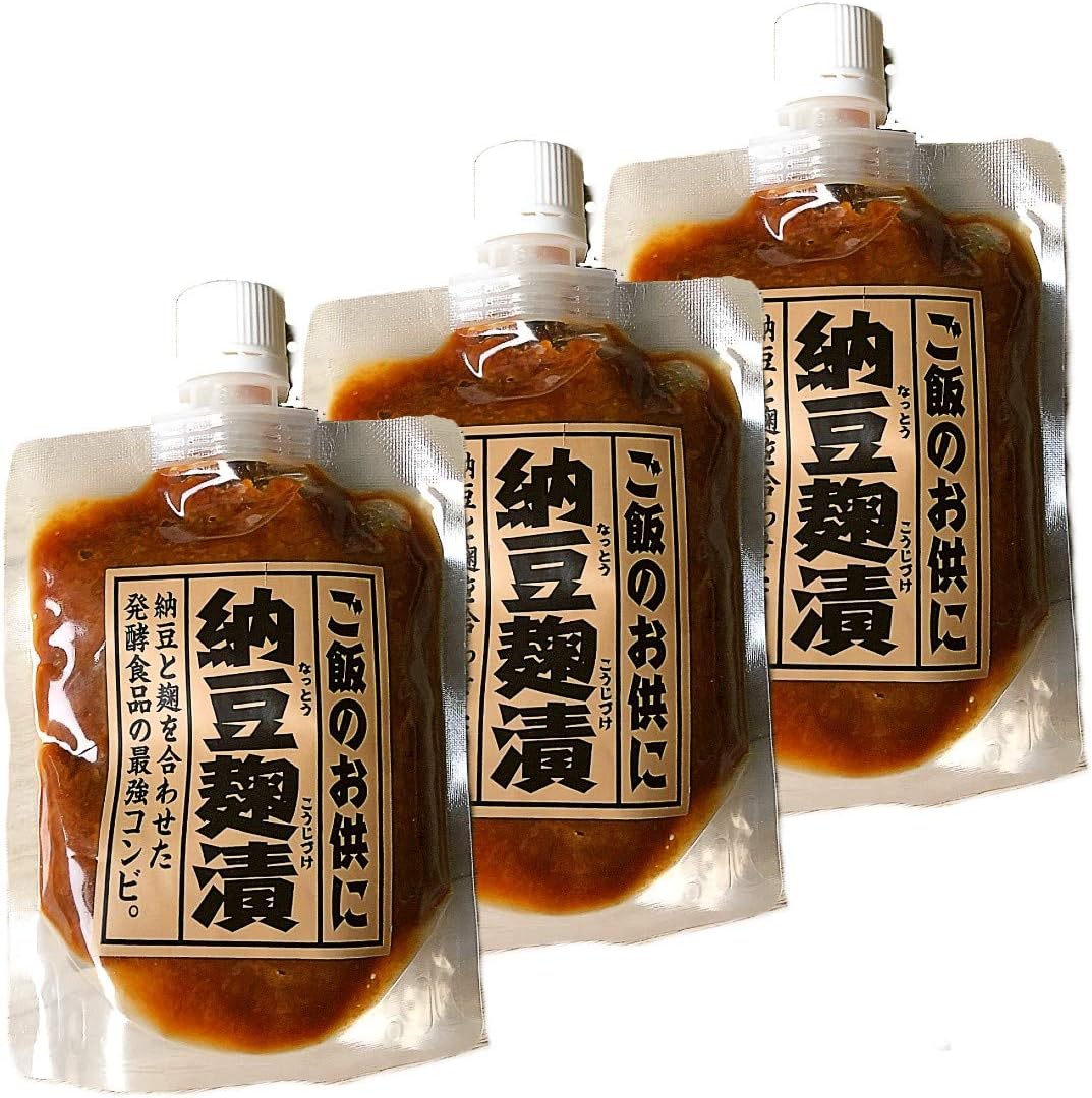 岡崎産納豆麹漬け 180g ×3袋 - ご飯のお供