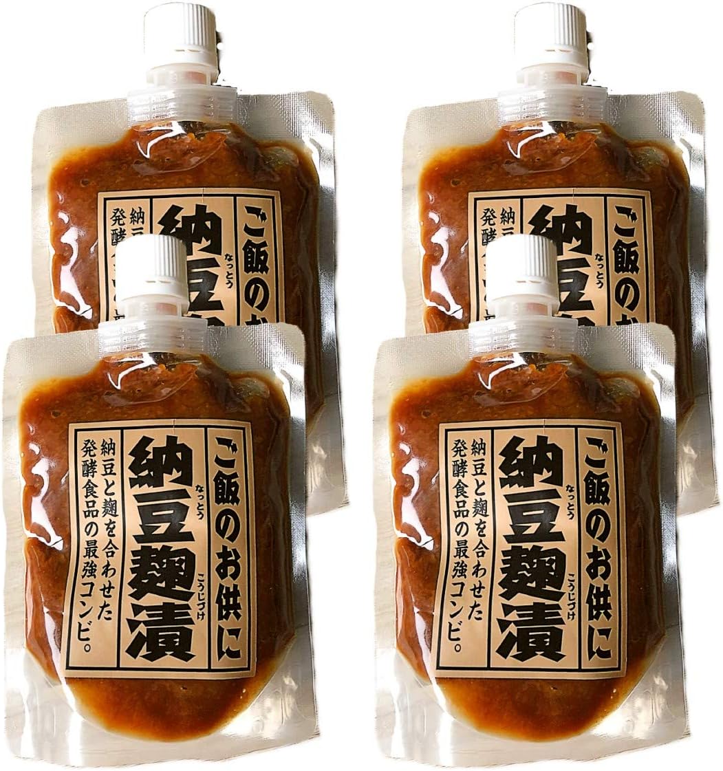 岡崎納豆麹漬け 180g×4袋 ご飯のお供
