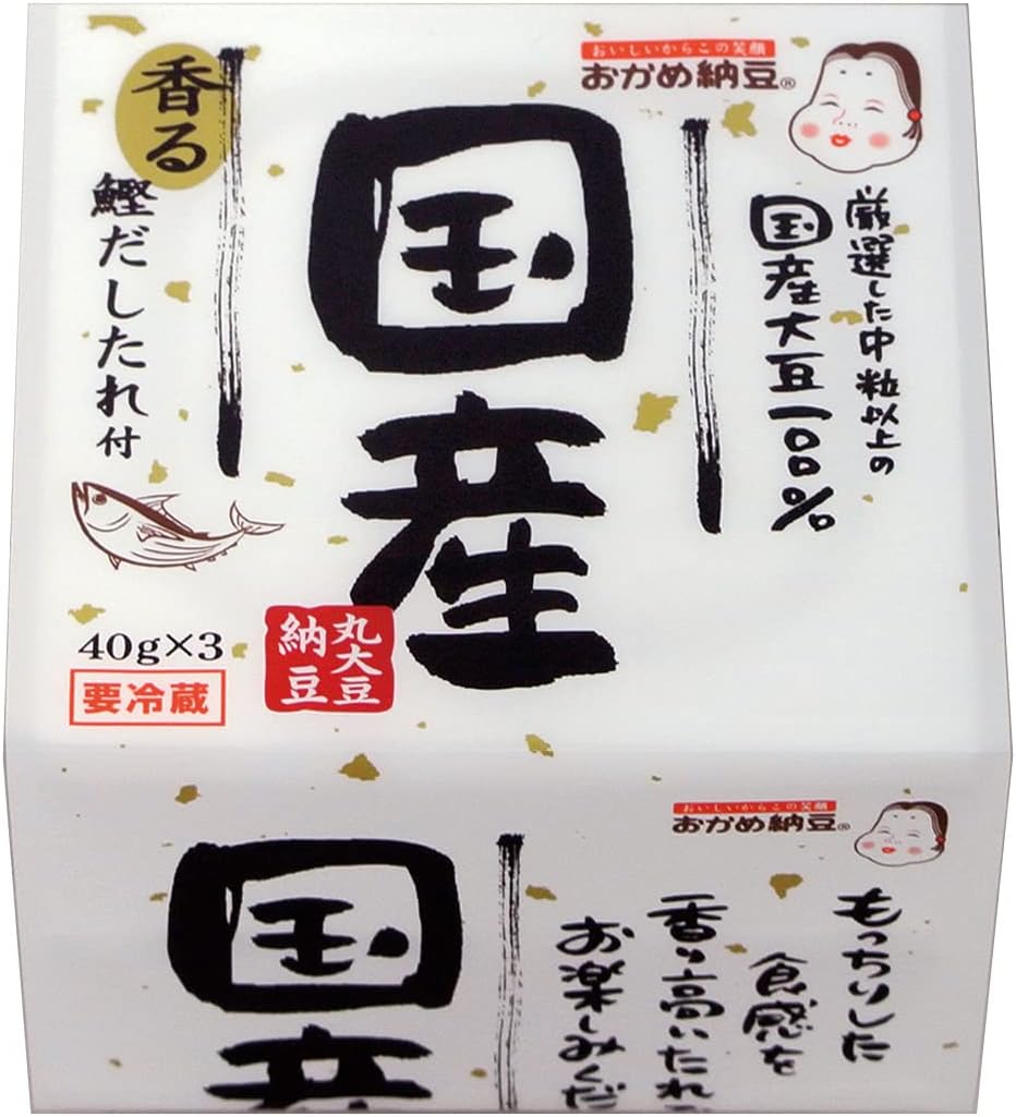 国産丸大豆使用 おかめ納豆 40g×3パック