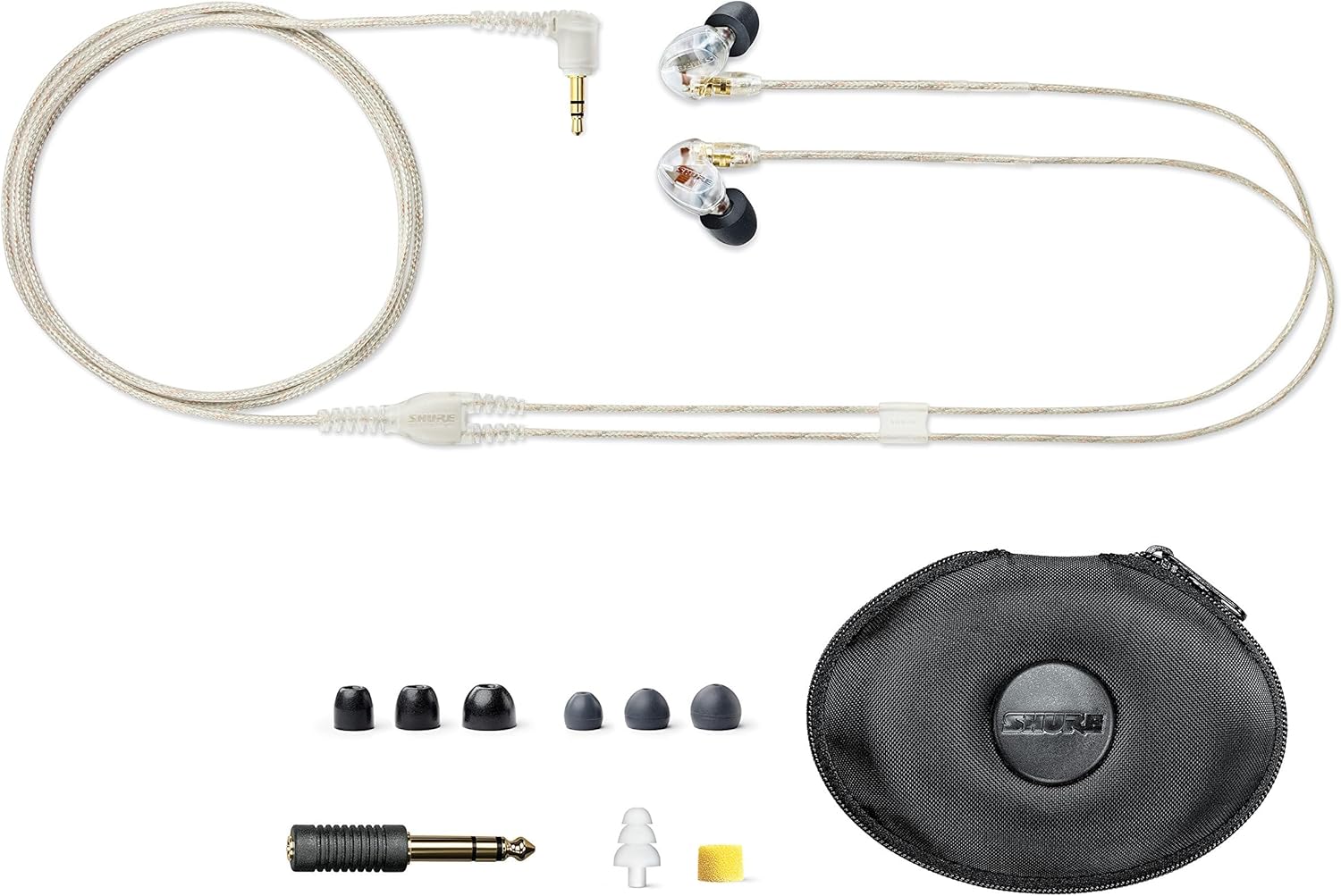 シュア SE425 有線カナル型イヤホン クリア 高遮音性 プロ仕様【国内正規品/保証2年】