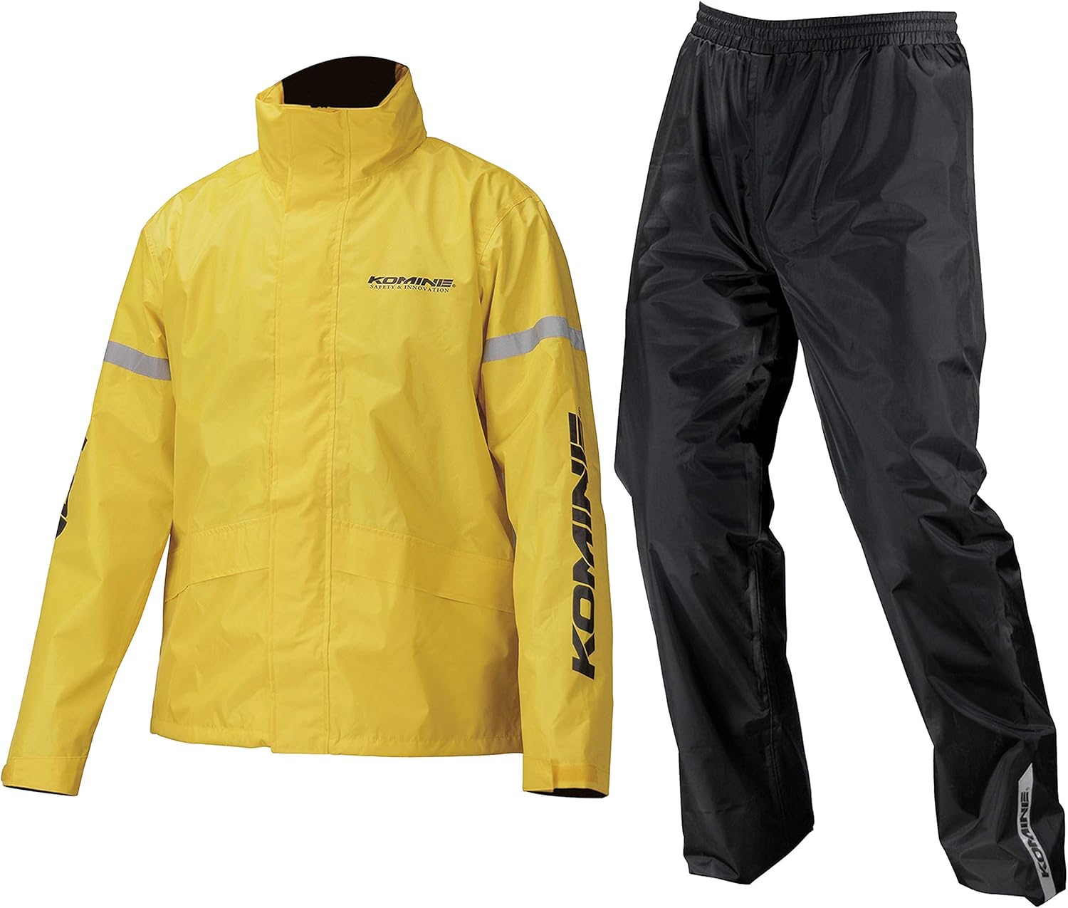 メンズ用バイク雨具 - レインコート イエロー 03-543