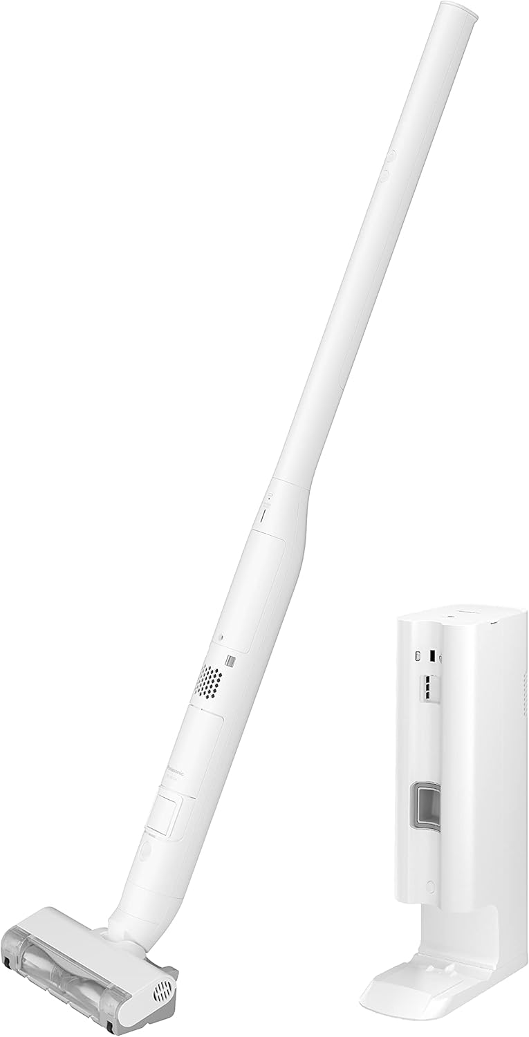 パナソニック コードレス掃除機 スティック型 ナノイーX ホワイト MC-NS10K-W