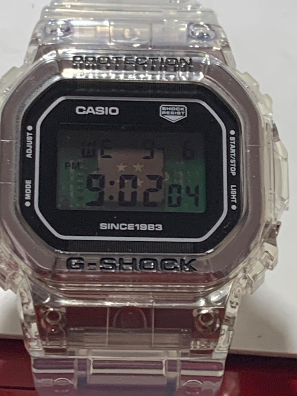 40周年記念 メンズ G-SHOCK クリア 腕時計 DW-5040RX-7JR【国内正規品】