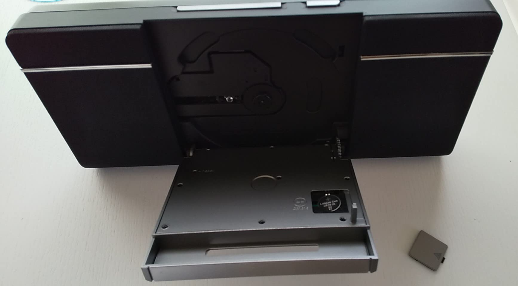 コイズミ USB/SDカード対応壁掛けステレオCDシステム シルバー SDD-4340/S