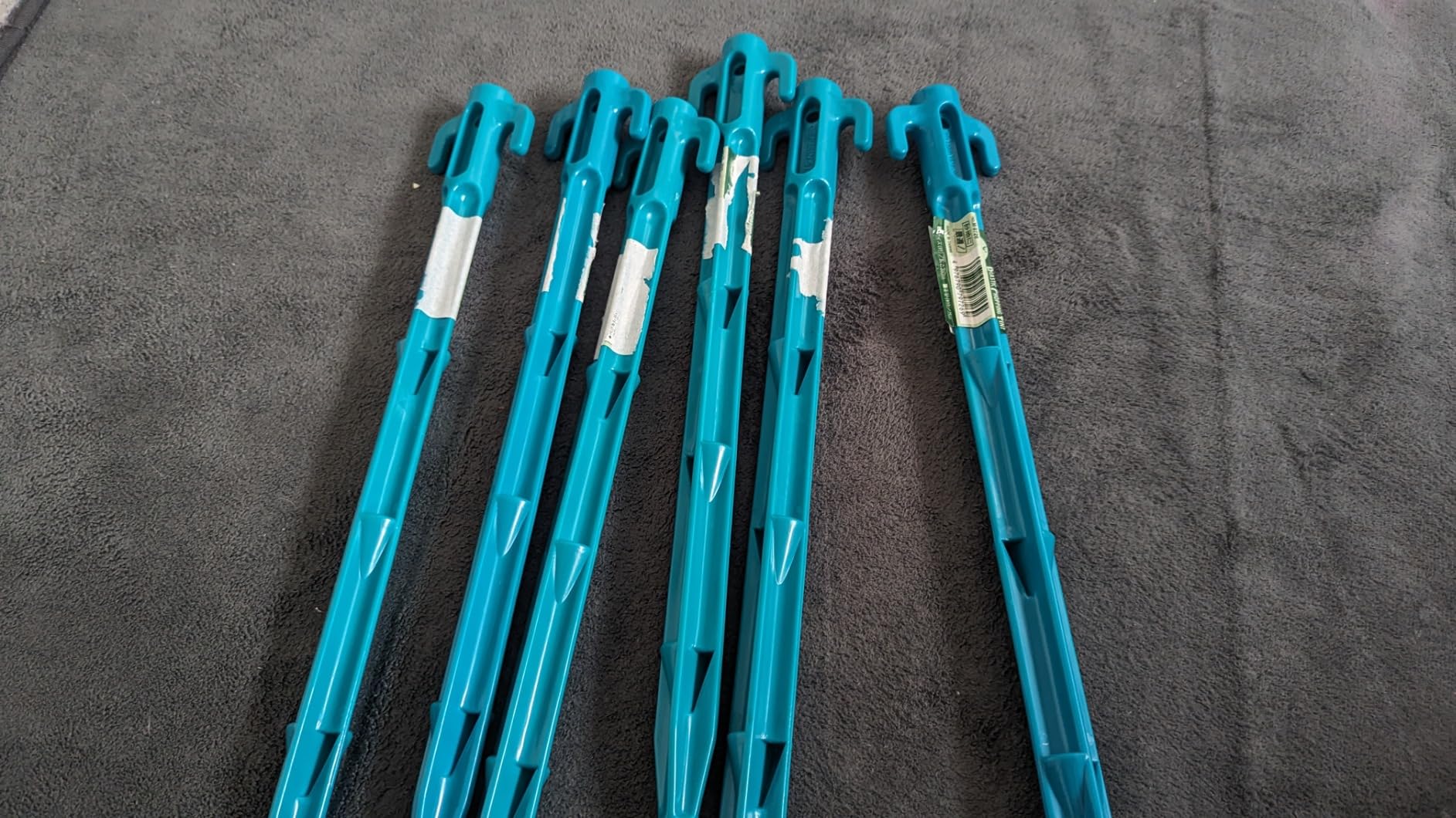 テント・タープ用38cmサンドペグ（プラスチック製）