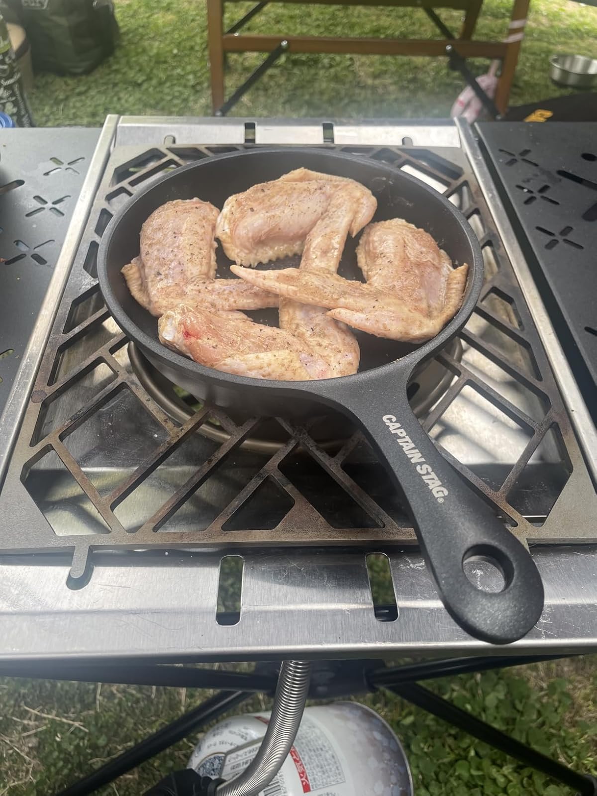 IH対応 アルミフライパン ふっ素樹脂加工 16cm/18cm キャプテンスタッグ