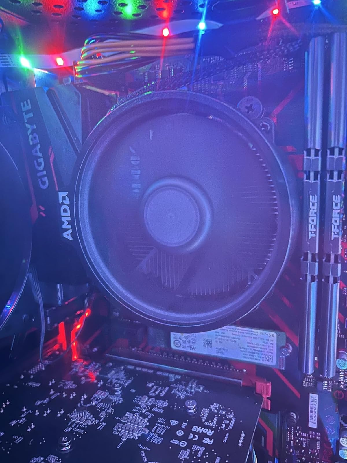 AMD Wraith Stealth AM4対応 CPUクーラー アルミヒートシンク＆3.93インチファン付き