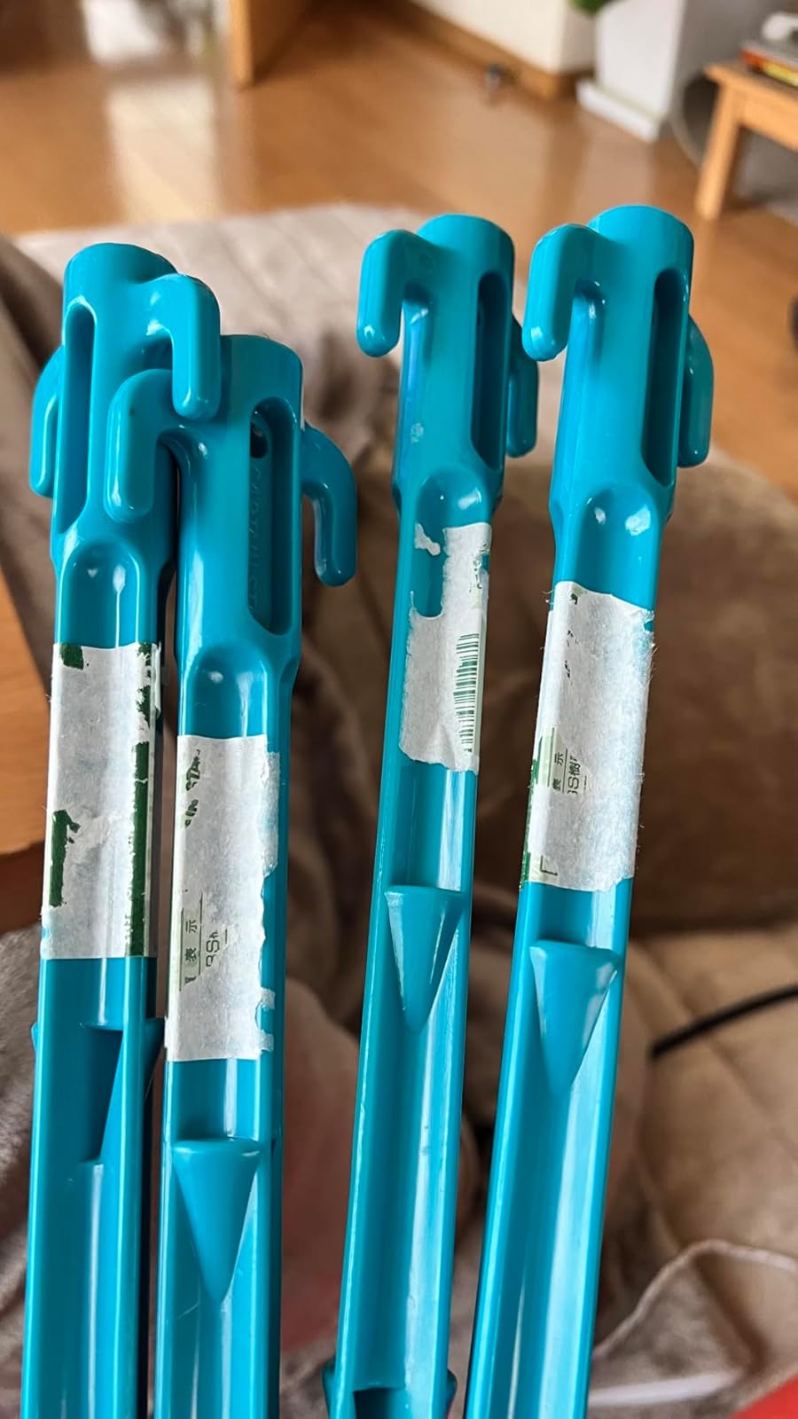 テント・タープ用38cmサンドペグ（プラスチック製）