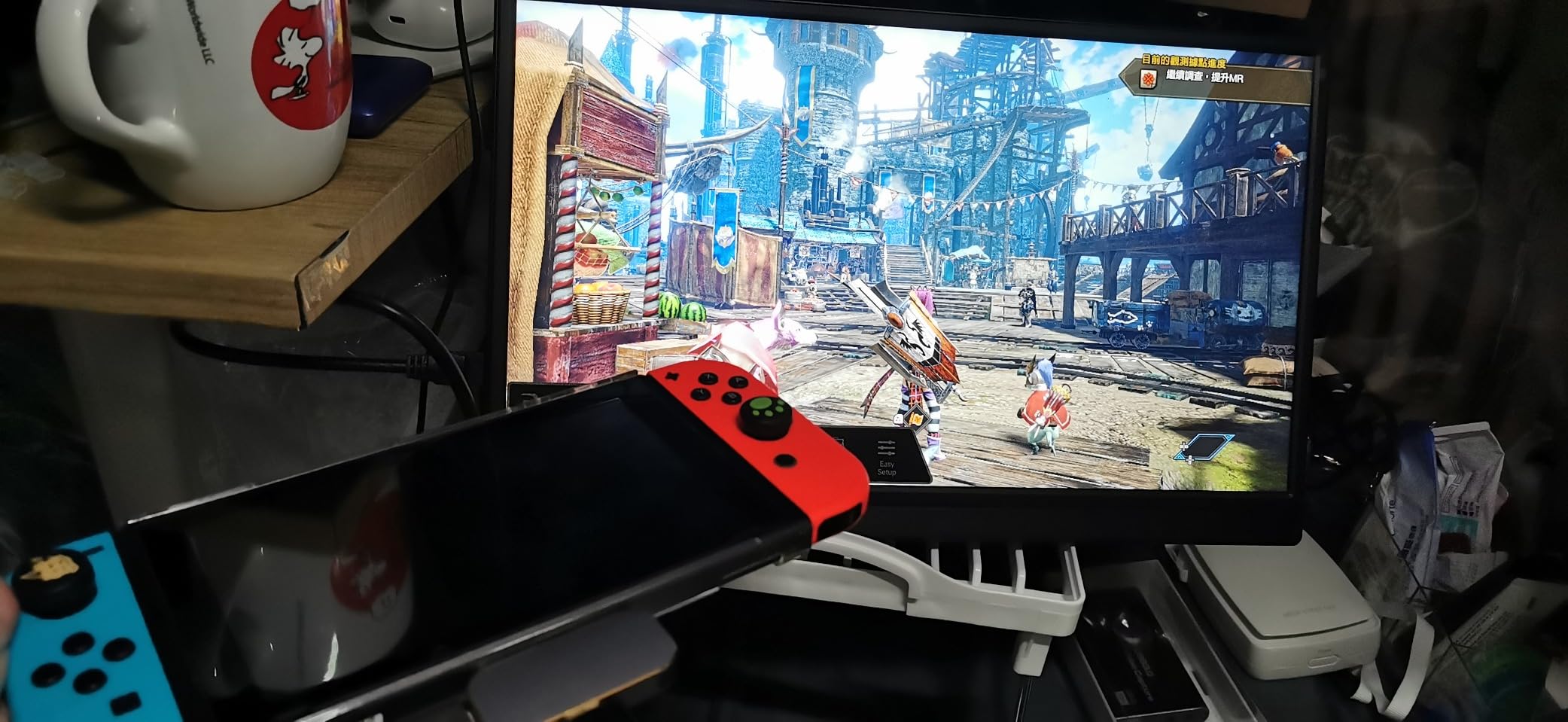 ポータブル15.6インチモバイルモニター（HDR、IPS、1920x1080）ゲーム対応・自立型