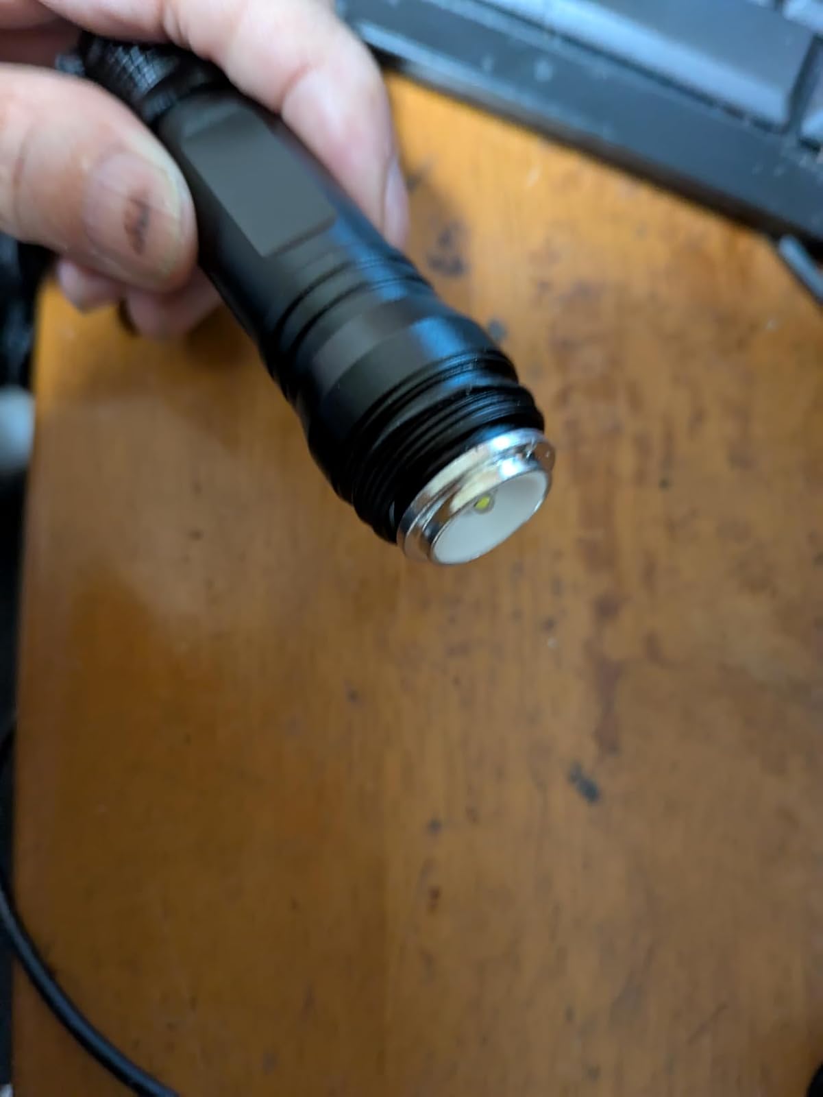 アイリスオーヤマ LEDペン型ハンディライト 強力ズーム機能 防災・キャンプ・登山用