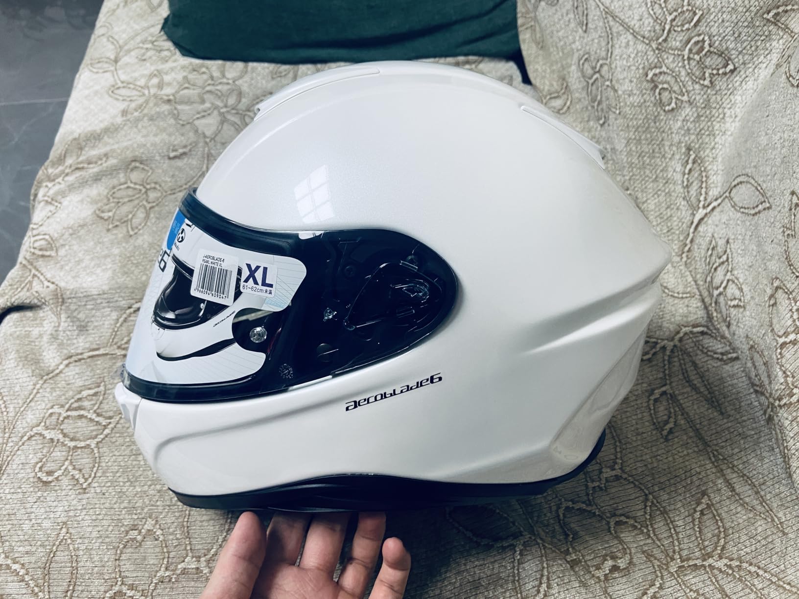 バイクヘルメット フルフェイス AEROBLADE6 フラットブラック (サイズ:L)