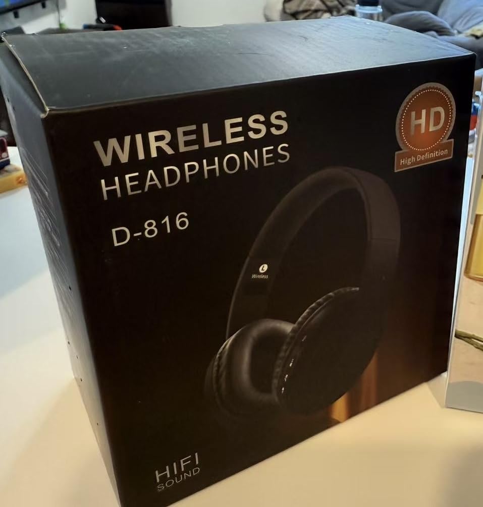 Bluetooth5.3対応オーバーイヤーヘッドホン - ワイヤレス・マイク内蔵・15時間再生・軽量折りたたみ式