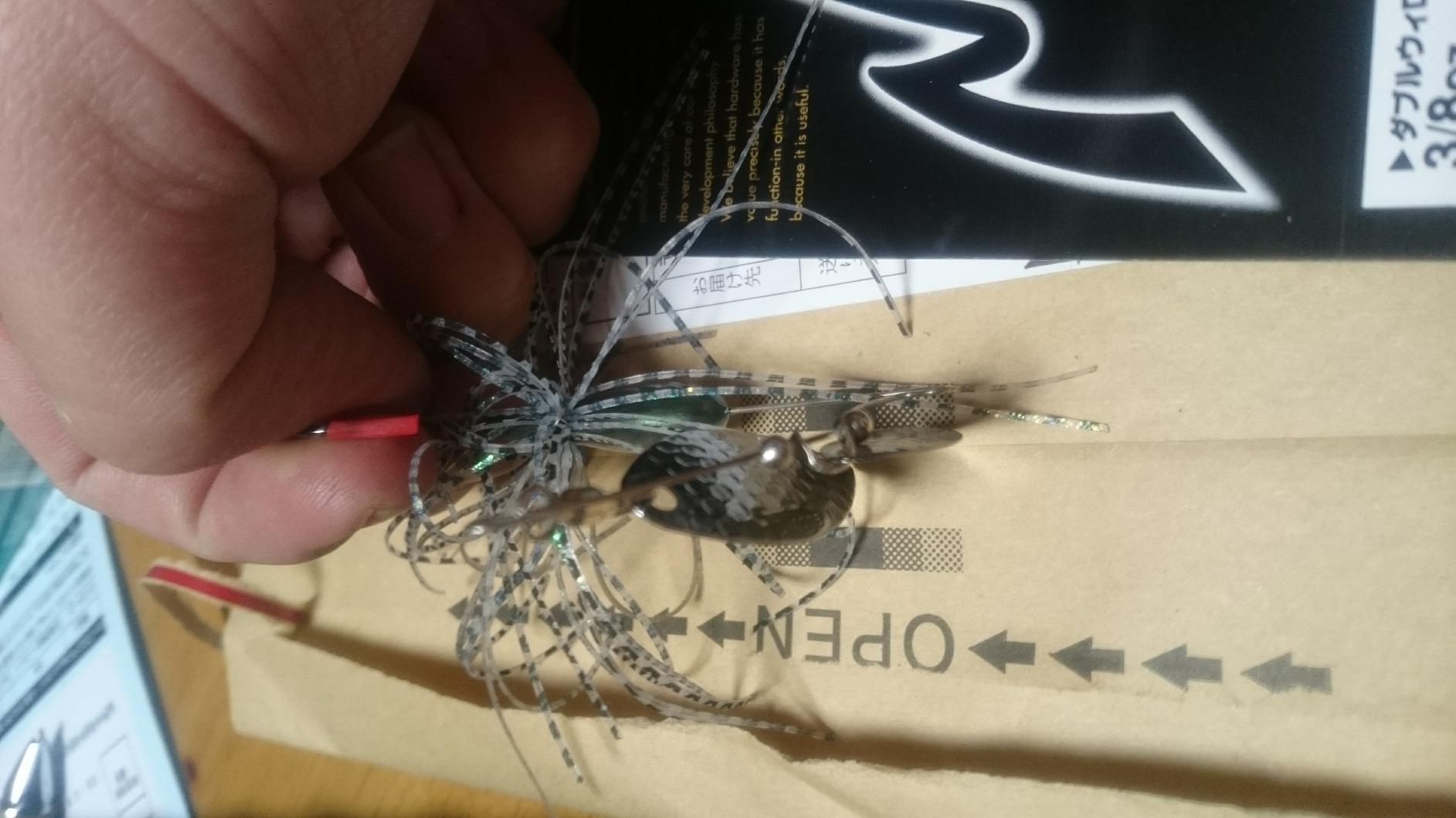 Dゾーン ダブルウィローリーフ スピナーベイト（エバーグリーン）