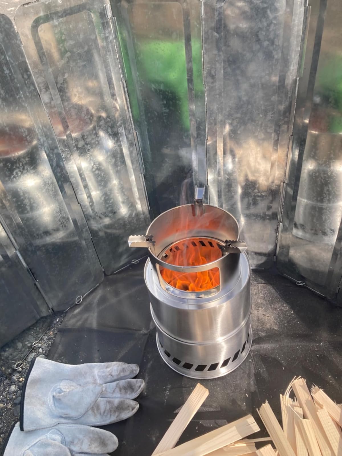 アウトドアイベント用キャンピングストーブ