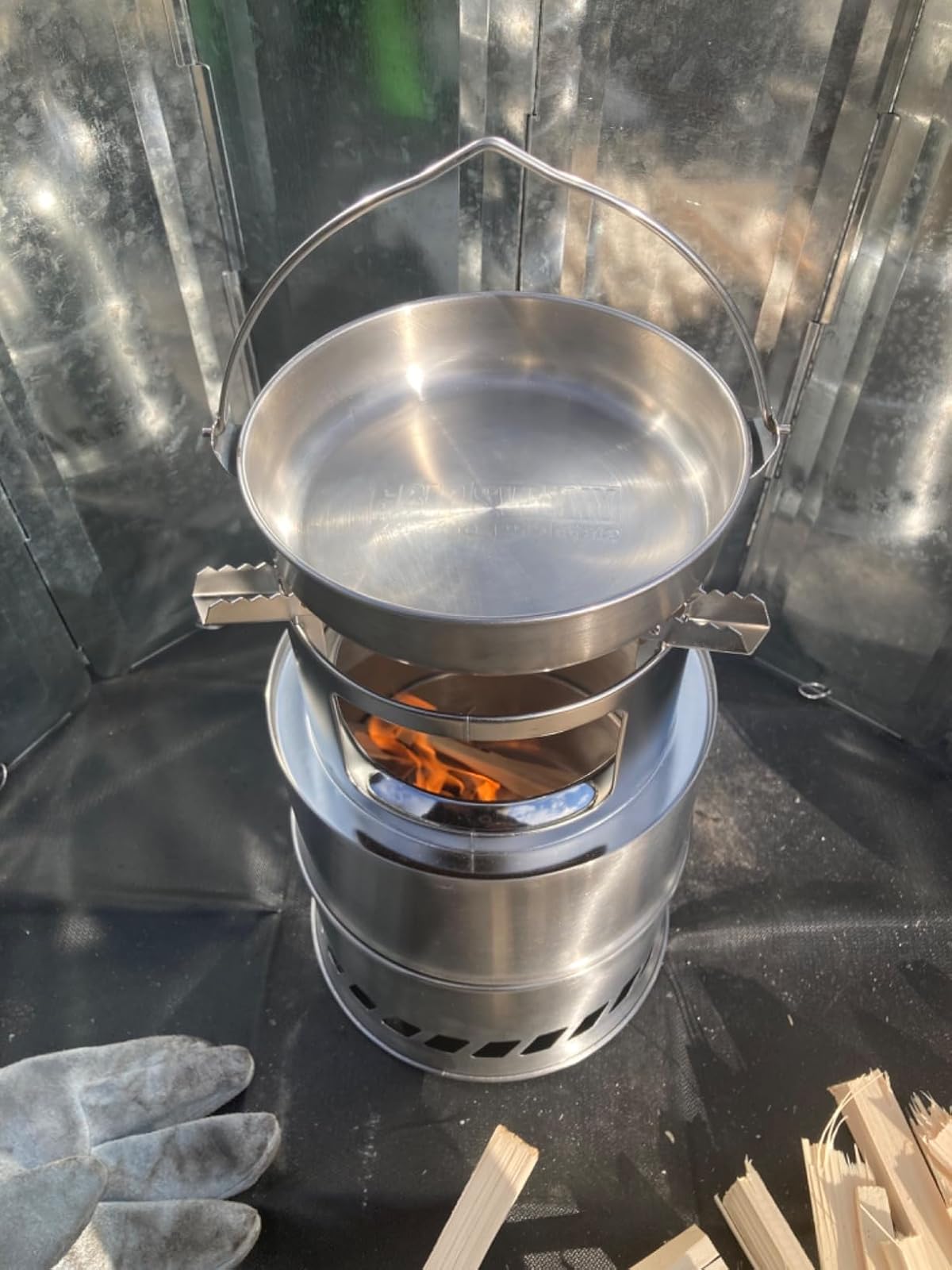 アウトドアイベント用キャンピングストーブ