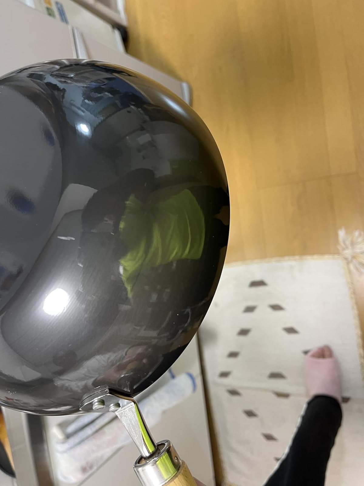 IH対応 燕三条製 20cm 鉄製フライパン ブラック