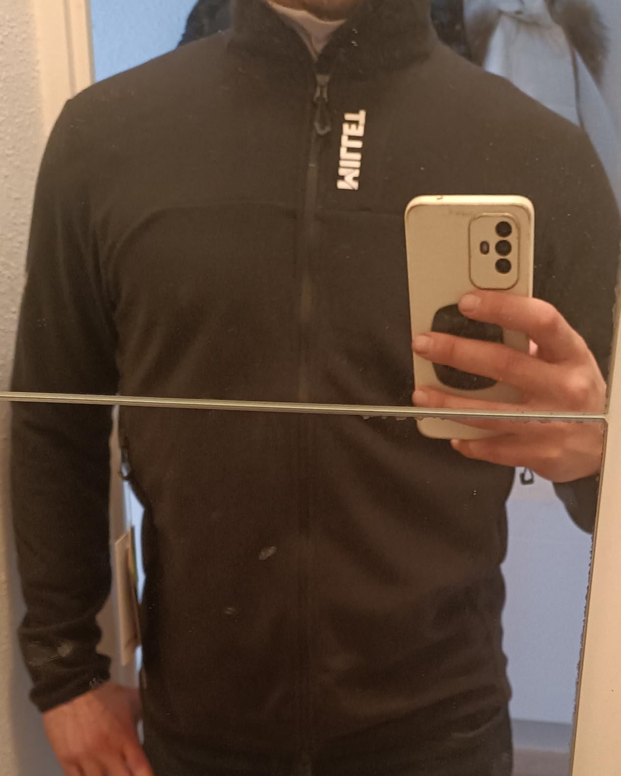 登山用フリースジャケット メンズ ウビック ライトグリッド MIV10448