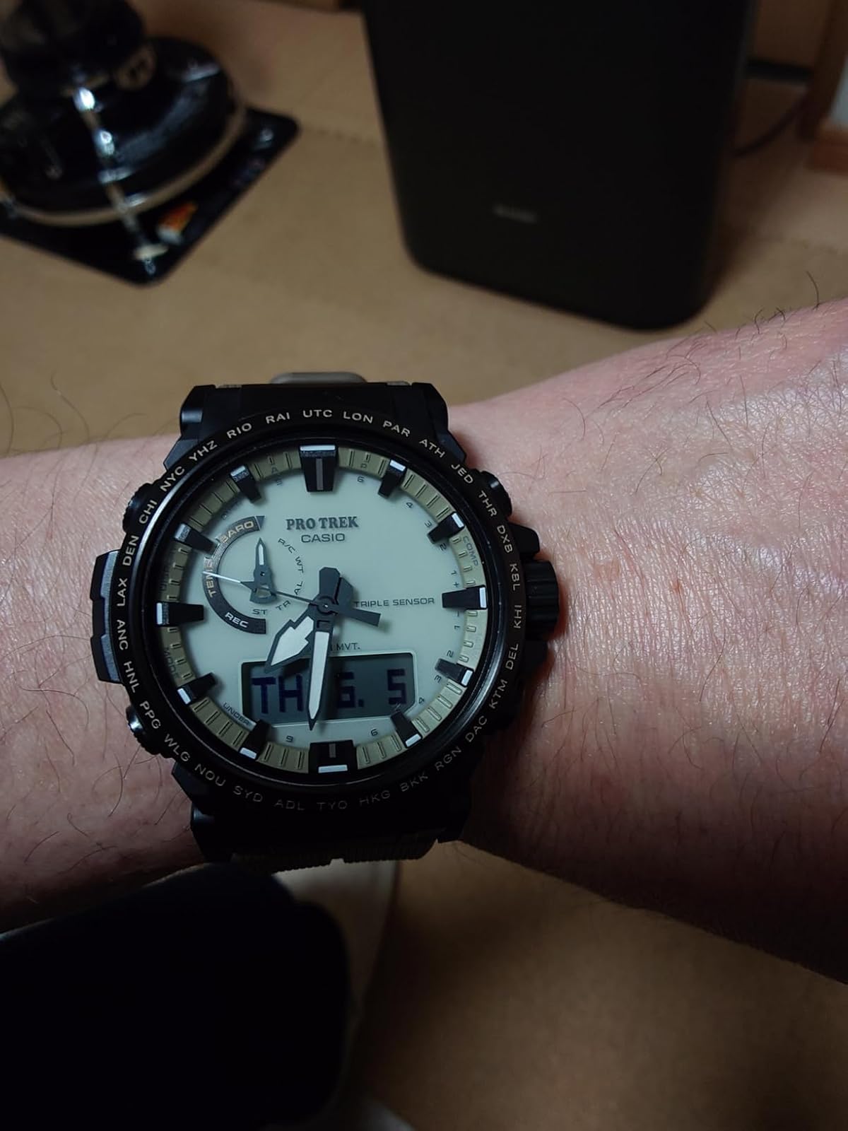 プロトレック PRW-61LD-3JF メンズ腕時計 電波ソーラー バイオマスプラスチック製 グリーン